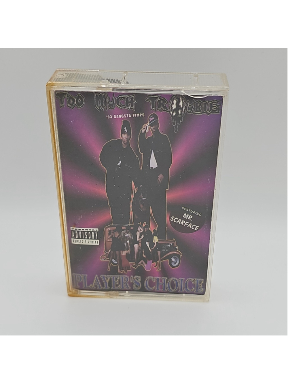 Too Much Trouble Players Choice (Cassette Tape, 1993, Rap A Lot Records)P4 57186